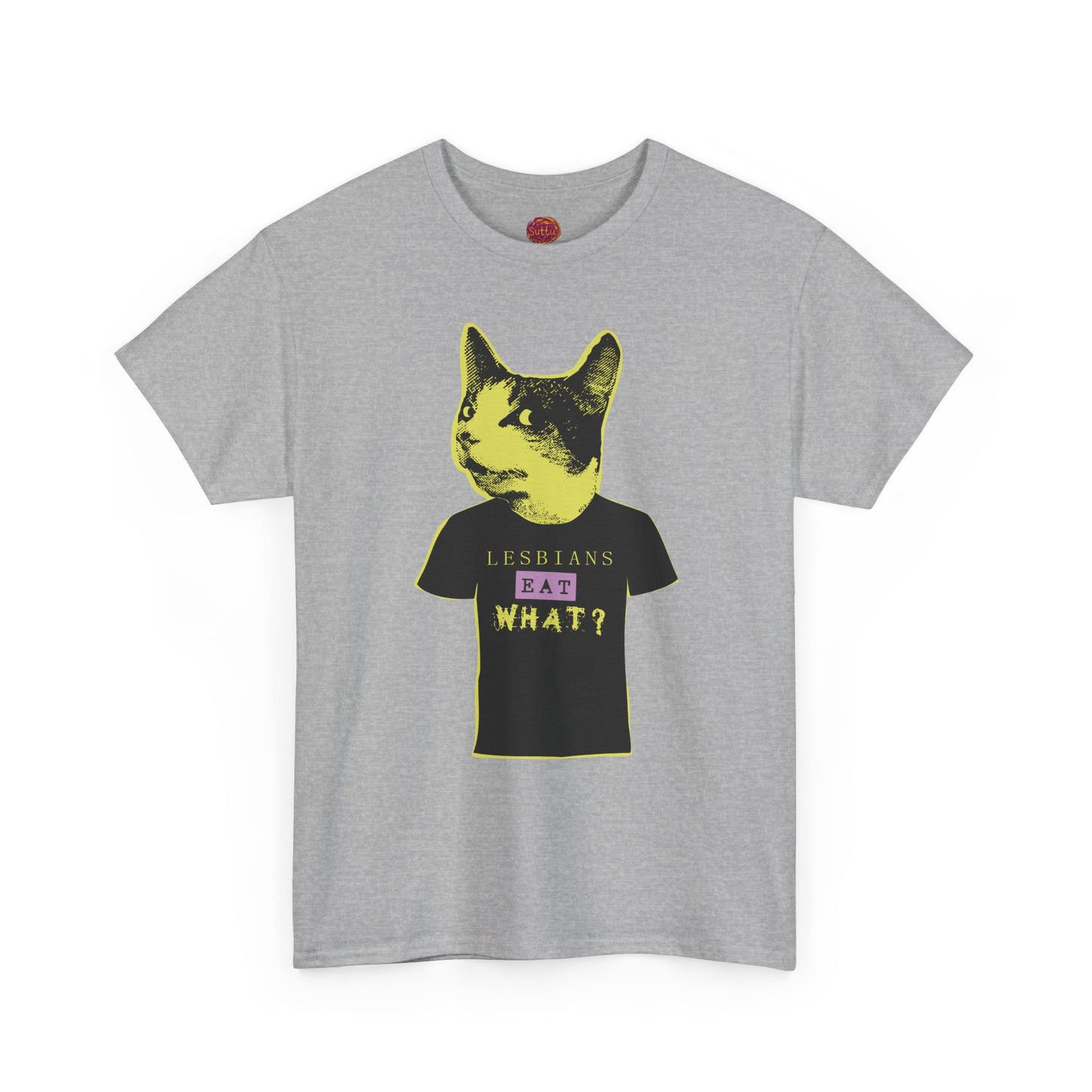 LESBIANS EAT WHAT t-paita