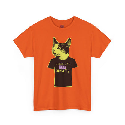 LESBIANS EAT WHAT t-paita