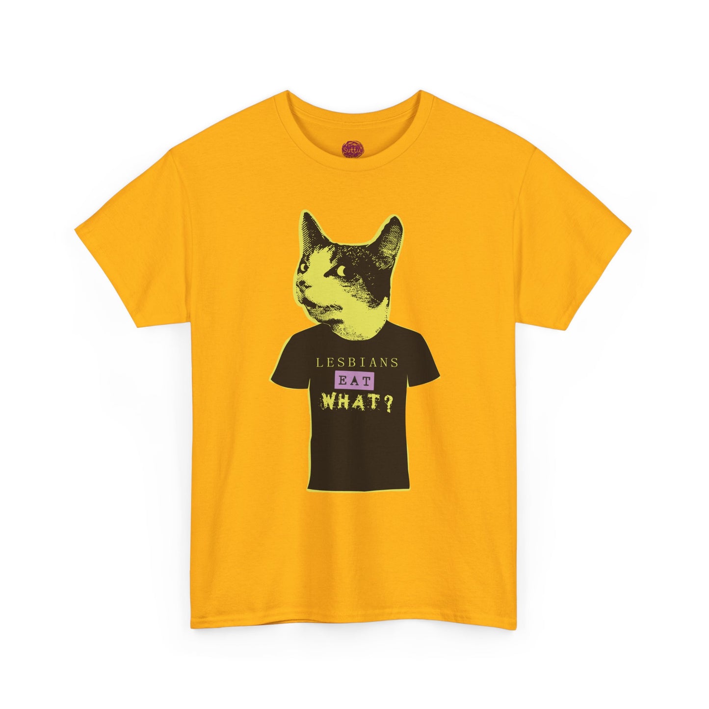 LESBIANS EAT WHAT t-paita