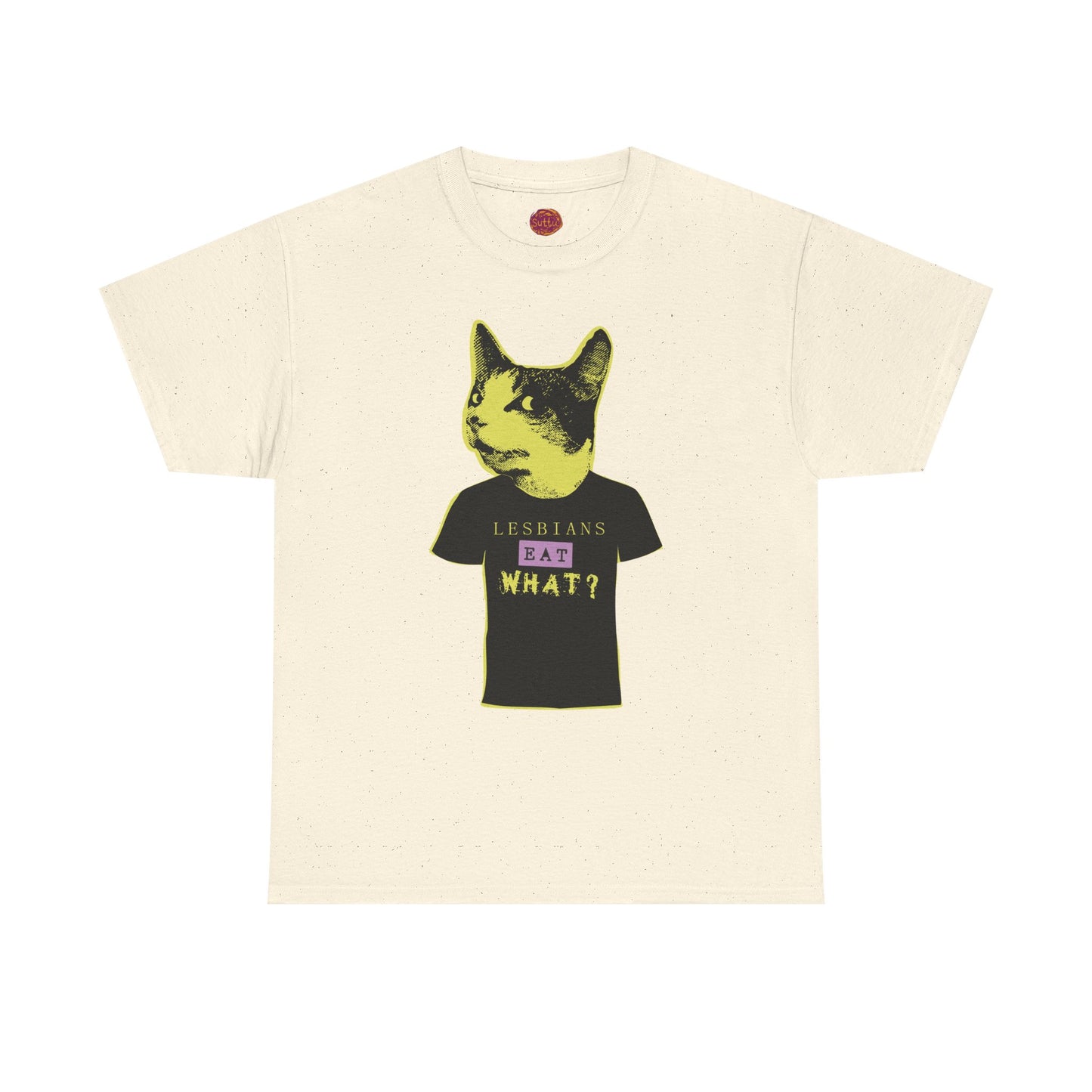 LESBIANS EAT WHAT t-paita